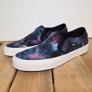 Vans Galaxy Slip-On Sneakers Sz 9 Women